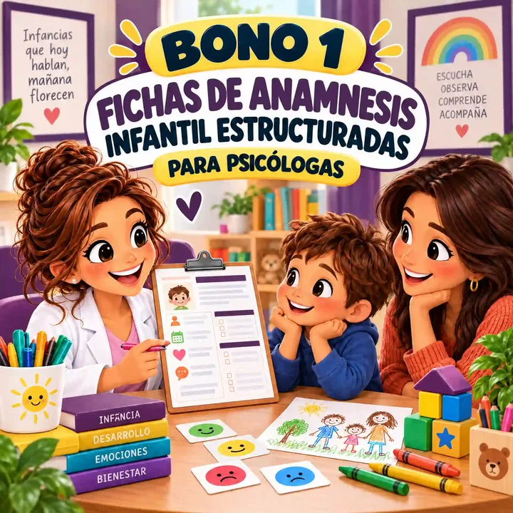 Bono 1: Fichas de Anamnesis Infantil Estructuradas