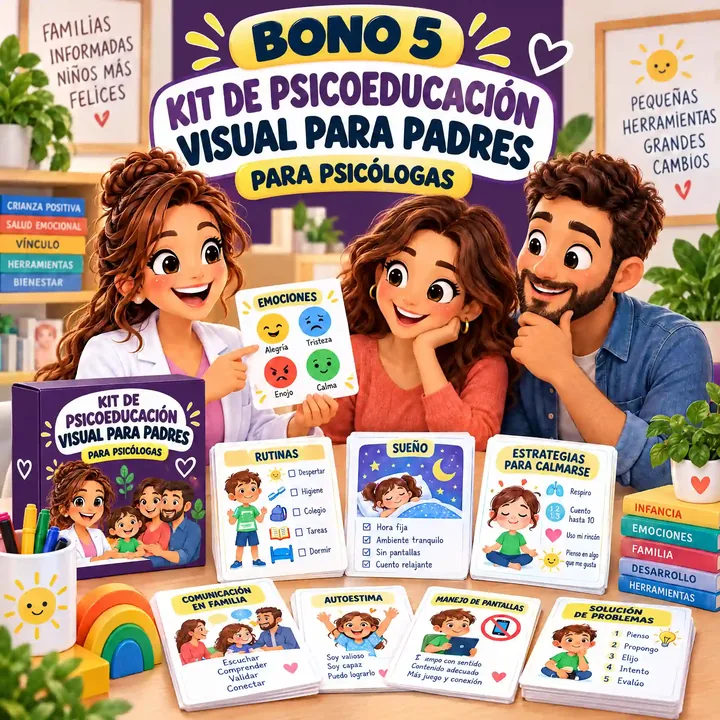 Bono 5: Kit de Psicoeducación Visual para Padres