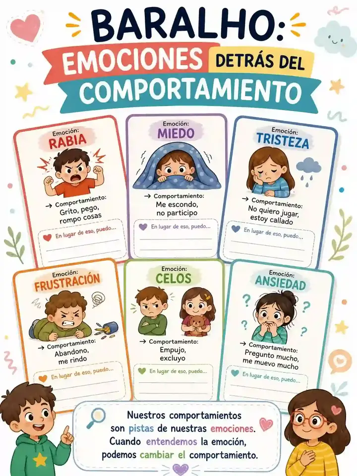 Comportamiento — Baraja de emociones