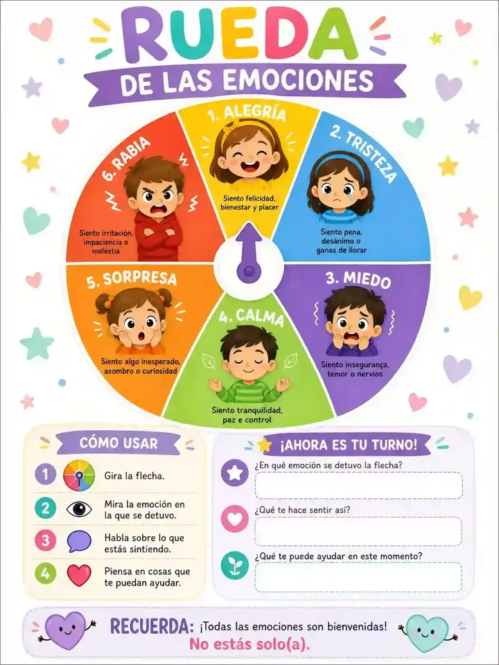 Regulación — Rueda de las emociones