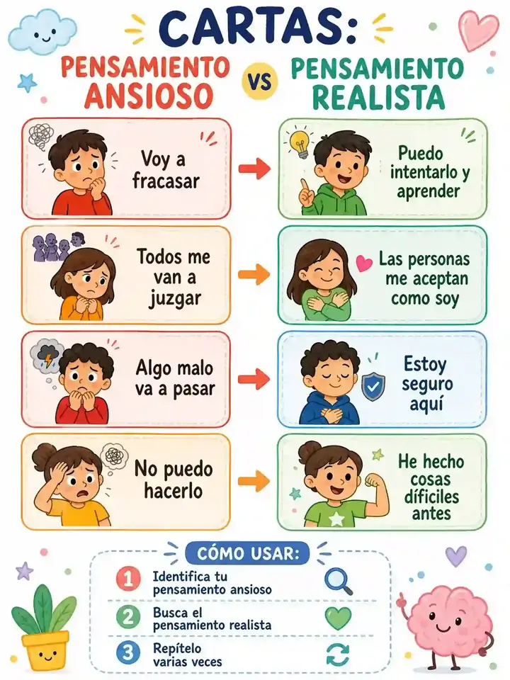 Ansiedad — Pensamiento realista